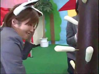 Japonez contestants participate în o nebuna gameshow mov
