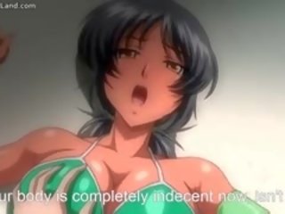 Busty Anime Teen In sedusive Swimsuit Jizzed Part6
