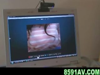 Mosaic: busty girl webcam vid